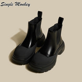 Chelsea čizme Platforma Debele ženske cipele 2022. Nove zimske ležerne sportske cipele Gležnjače za snijeg Punk gotička moda Mujer Zapatillas