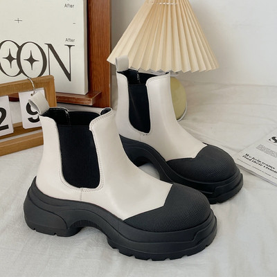 Chelsea čizme Platforma Debele ženske cipele 2022. Nove zimske ležerne sportske cipele Gležnjače za snijeg Punk gotička moda Mujer Zapatillas
