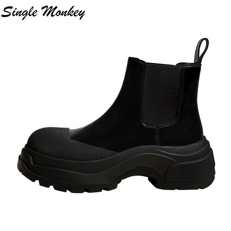 Chelsea čizme Platforma Debele ženske cipele 2022. Nove zimske ležerne sportske cipele Gležnjače za snijeg Punk gotička moda Mujer Zapatillas