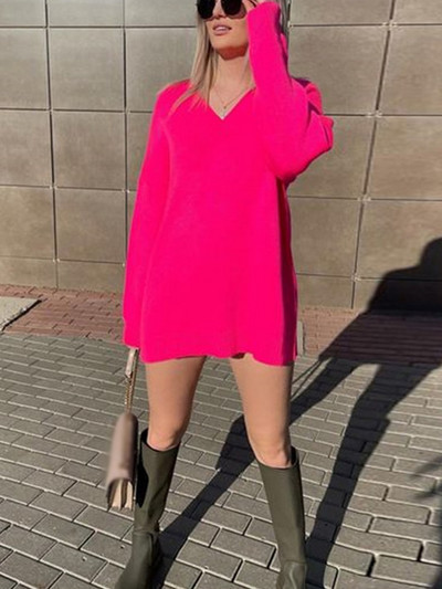 Rudens sieviešu garais džemperis, trikotāžas ziemas, liela izmēra kakla izgriezuma sieviešu džemperis, 2022. gada brīvi vintage zaļi silti sieviešu džemperi