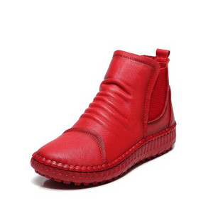  παπούτσια Γυναικείες μπότες 2022 Φθινοπωρινή Χειμερινή Μόδα Χειροποίητα Μποτάκια Ζεστά μαλακά υπαίθρια casual Flat παπούτσια Γυναικεία