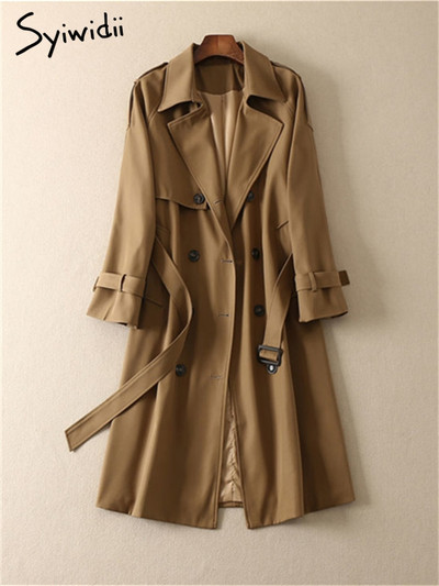 Syiwidii garais mētelis sievietēm, jaka