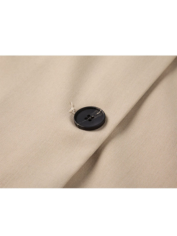 2022. g. sieviešu priekšgala mētelis, brīvs, vienrindas retro ielu apģērbs, modes raibs, viltots divu gabalu vējjaku virsdrēbju topi