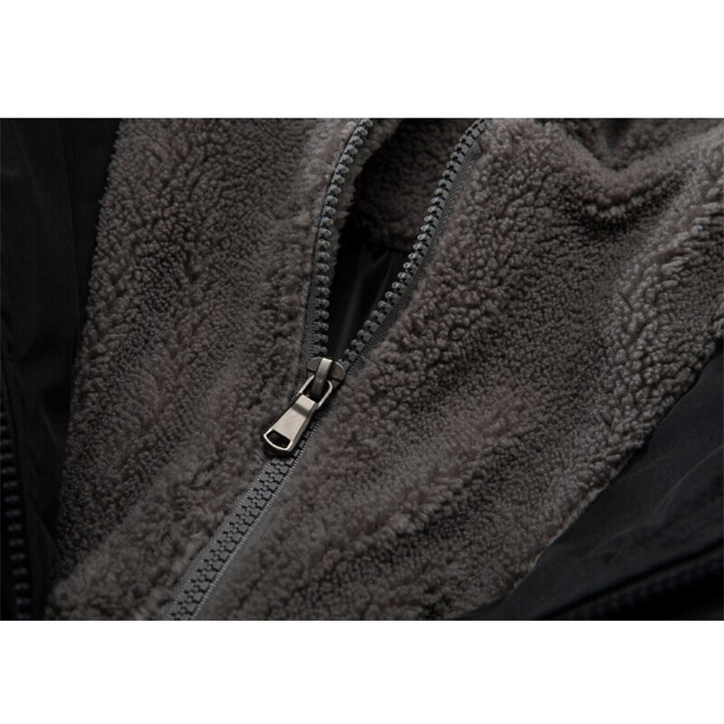 Aulemen Ziemas jaka Vīriešu Parkas Biezs Silts Mētelis Vīriešu Jakas ar kapuci Vienkrāsainas Parka Mēteļi Modes Jauns Liela izmēra ielas apģērbs