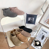 Sieviešu ziemas Sniega zābaki apavi Sieviešu slēpošanas apģērbi Silti puszābaki Ūdensizturīgi apavi