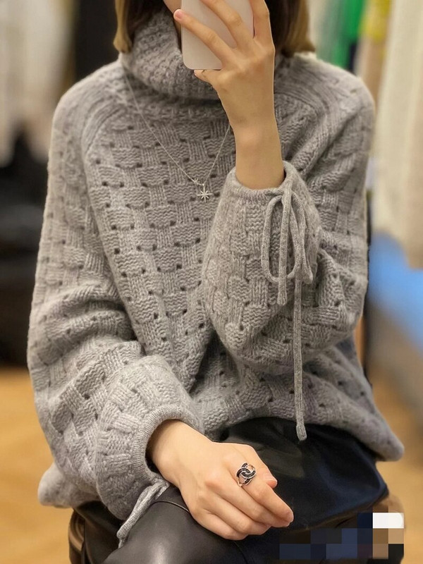 Super jauks sieviešu doba dizaina vilnas džemperis ar apkakli rudens un ziemas laikā, silts, mīksts, vaska krāsas augstas kvalitātes džemperis