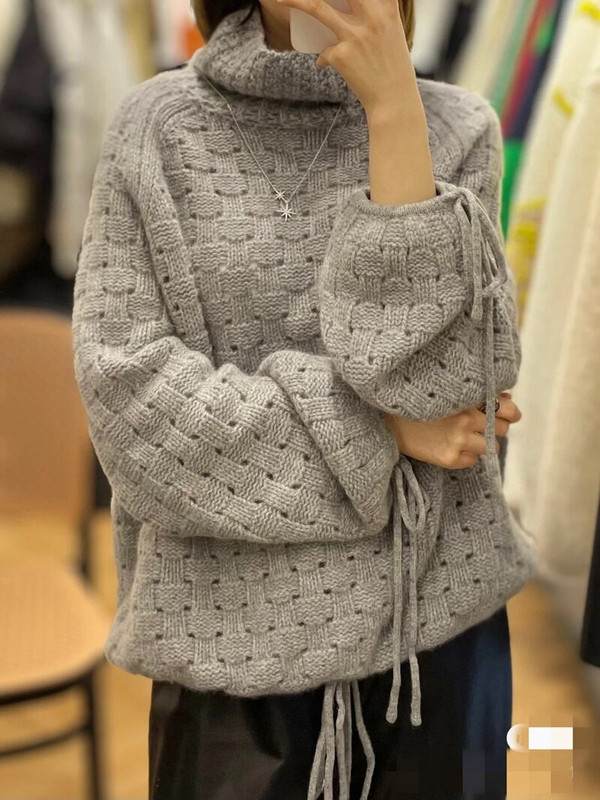 Super jauks sieviešu doba dizaina vilnas džemperis ar apkakli rudens un ziemas laikā, silts, mīksts, vaska krāsas augstas kvalitātes džemperis