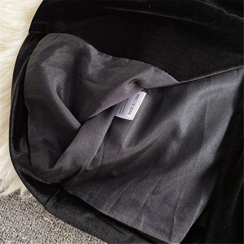 Crni baršunasti trenč kaput, ženski dvoredni modni remen, dugi trenč kaput jesen-zima, ženska elegantna uska vjetrovka