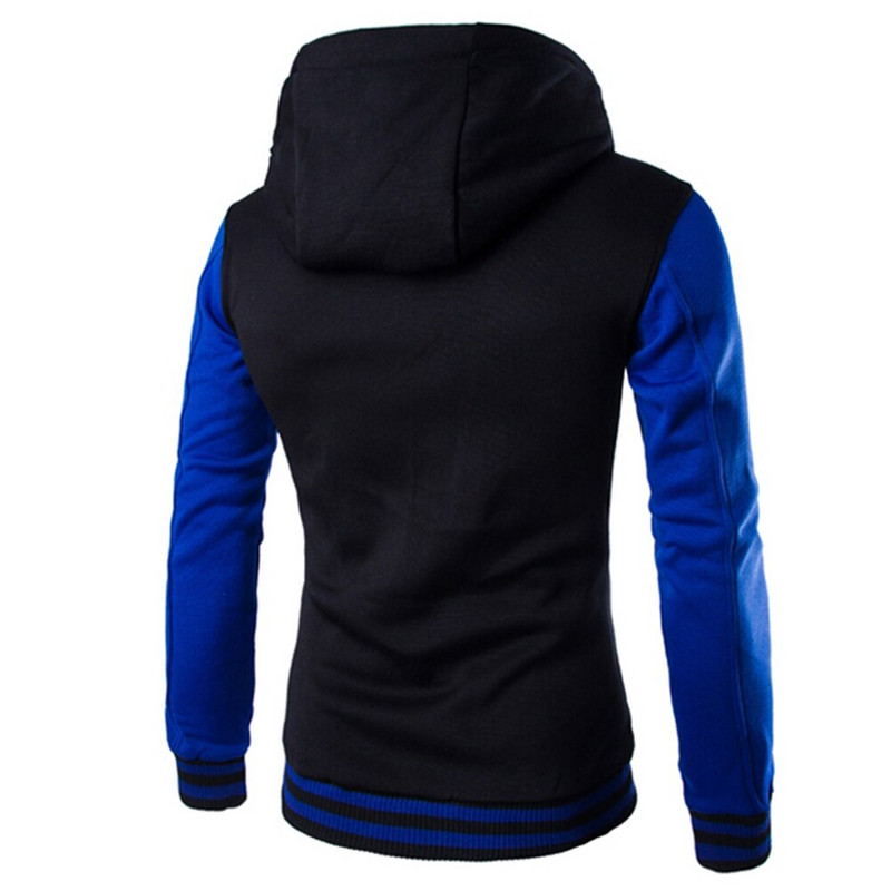 Modna muška zimska sveučilišna jakna dugih rukava 2021. Jednoredno kopčanje Topli flis kaput Muška jakna Trenirka Kaput od flisa