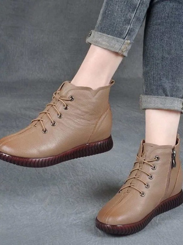 Žieminiai moteriški aulinukai plius Velvet Šilti trumpi batai Minkštais padais basomis kojomis Laisvalaikio storapadžiai Moteriški batai Viską atitinkantys moteriški batai