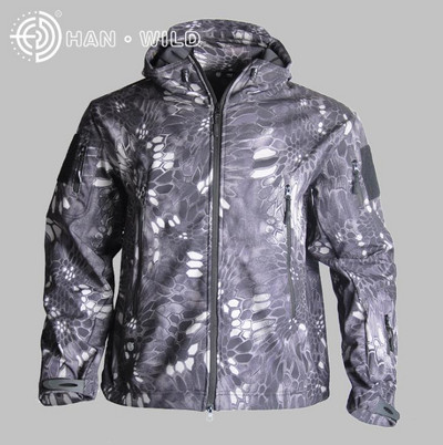 Õues veekindel SoftShell jakk Meeste Jaht Tuulejoped Matkamantlid Telkimine Kalastamine Taktikaline jope Sõjaväe riided