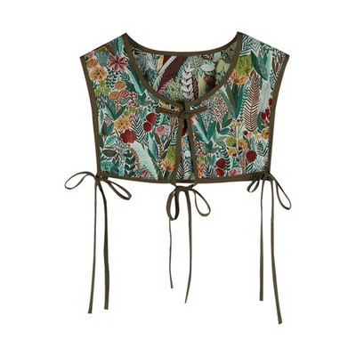 Prsluk Ženski Proljetni Vintage Vez Raznovrsni Ženski Dizajn Slobodno vrijeme Jednostavan Šareni Cvjetni Ulzzang Novi Trendy Blagdanski Fit Chic