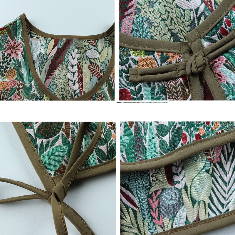 Prsluk Ženski Proljetni Vintage Vez Raznovrsni Ženski Dizajn Slobodno vrijeme Jednostavan Šareni Cvjetni Ulzzang Novi Trendy Blagdanski Fit Chic