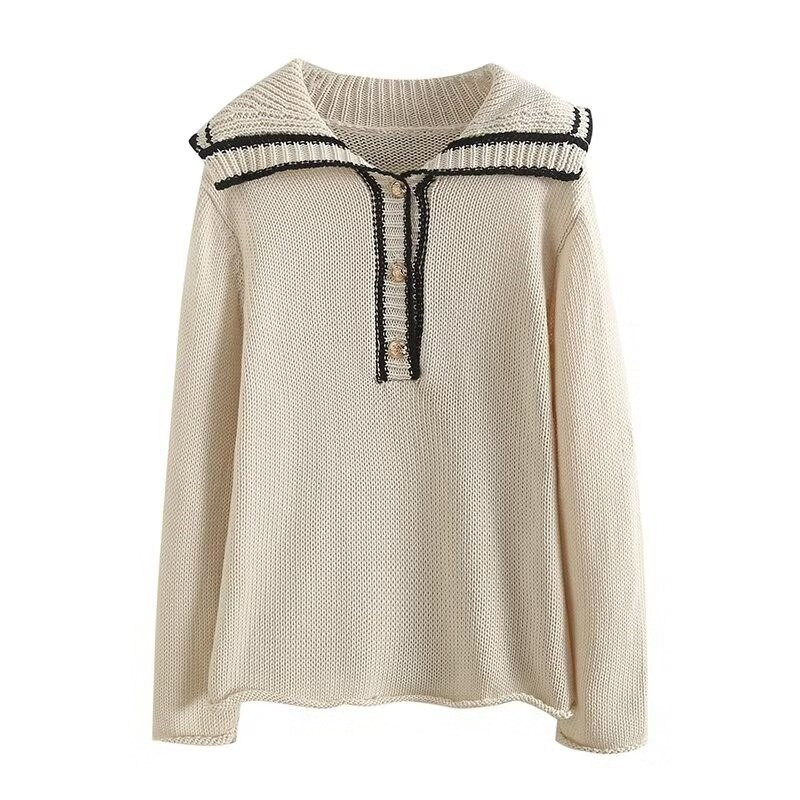 Modishdutti 2022. gada rudens ziemas sieviešu modes modes džemperis ar garām piedurknēm, sieviešu brīvi, vienkārši, ikdienas džemperi