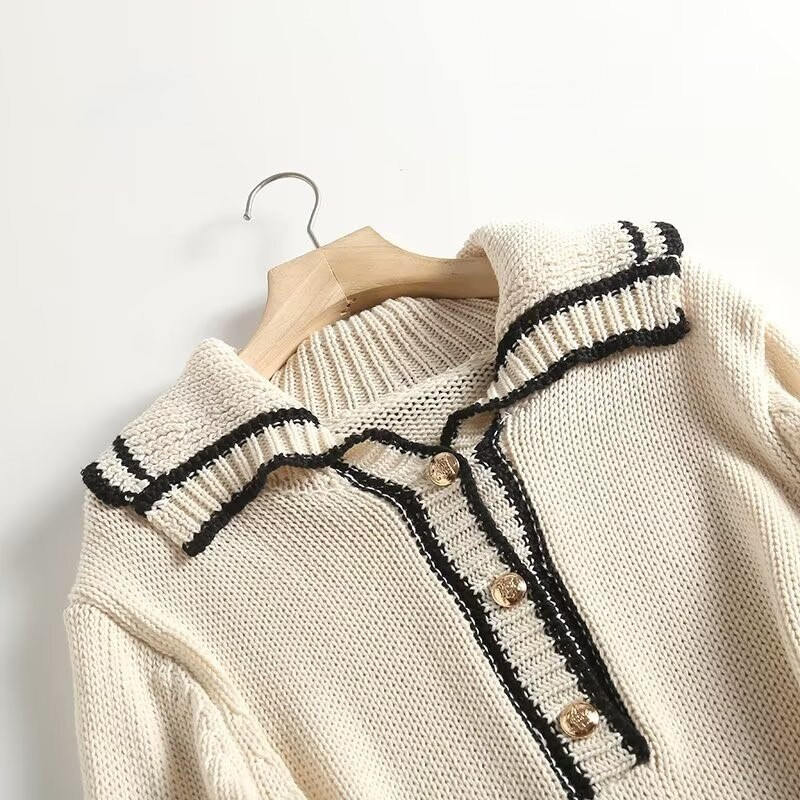 Modishdutti 2022. gada rudens ziemas sieviešu modes modes džemperis ar garām piedurknēm, sieviešu brīvi, vienkārši, ikdienas džemperi