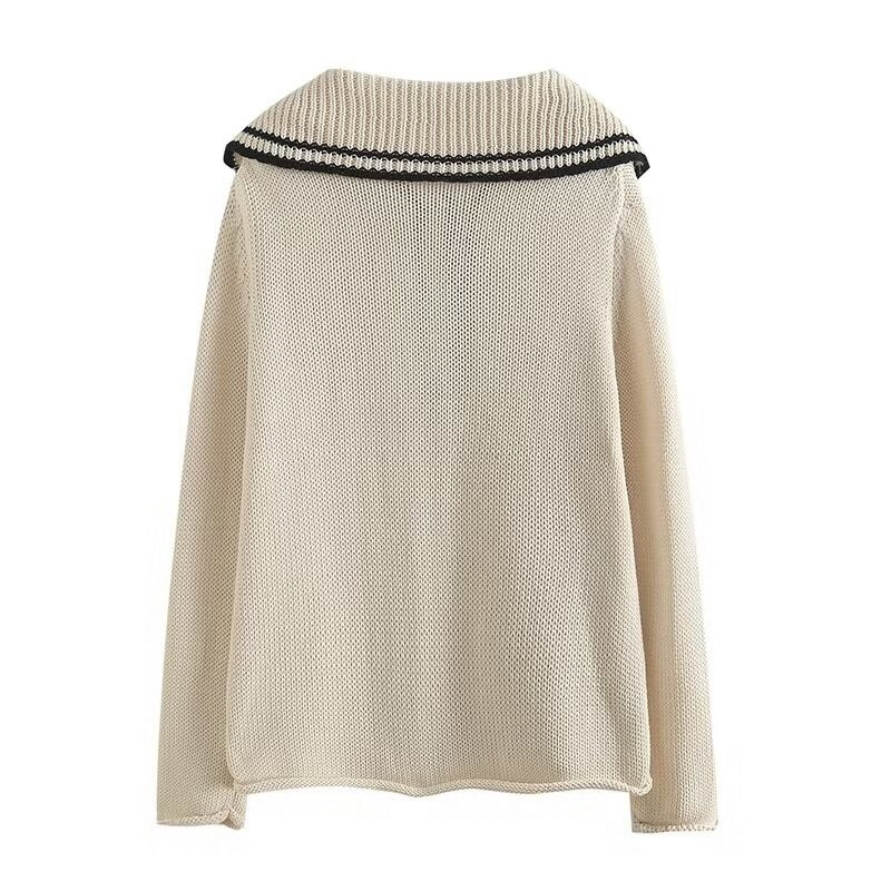 Modishdutti 2022. gada rudens ziemas sieviešu modes modes džemperis ar garām piedurknēm, sieviešu brīvi, vienkārši, ikdienas džemperi