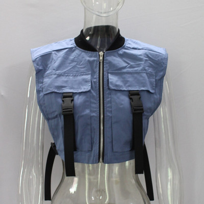 Ielu apģērbi, maskēšanās, kravas veste, sieviešu jaka, rāvējslēdzēja kabatas, sānu šņores.