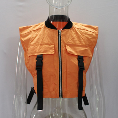 Ielu apģērbi, maskēšanās, kravas veste, sieviešu jaka, rāvējslēdzēja kabatas, sānu šņores.