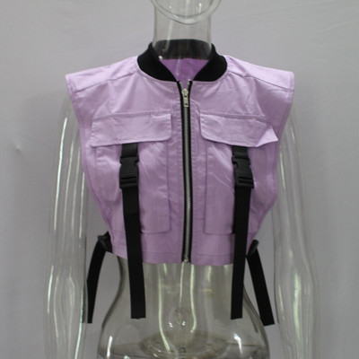 Ielu apģērbi, maskēšanās, kravas veste, sieviešu jaka, rāvējslēdzēja kabatas, sānu šņores.