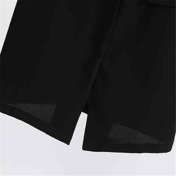 Καλοκαιρινό γιλέκο 2022 Γυναικεία Ρούχα 5XL Μαύρα σιφόν Αμάνικα σακάκια Εξωτερικά Γυναικεία Διαφανή Casual Γιλέκο aq235