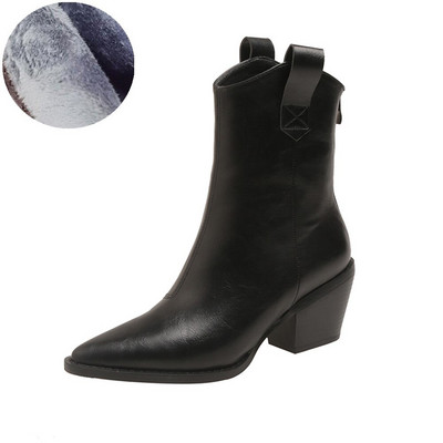 2022. gada smails purngals Western Cowgirl zābaki Chelsea potīšu zābaki Kurpes sieviešu kazaki kovboju zābaki ķīļi sieviešu apavi Botas Mujer33-45