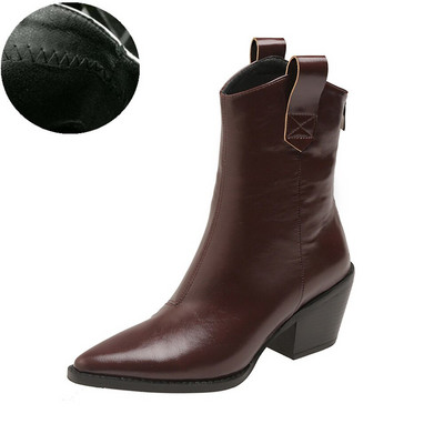 2022. gada smails purngals Western Cowgirl zābaki Chelsea potīšu zābaki Kurpes sieviešu kazaki kovboju zābaki ķīļi sieviešu apavi Botas Mujer33-45