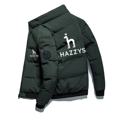 Vīriešu 2022. gada ziemas brīvdiena, bieza, silta HAZZYS ūdensizturīga jaka, vīriešu rudens, jauna virsdrēbes, modes vēja necaurlaidīga parka jaka vīriešiem