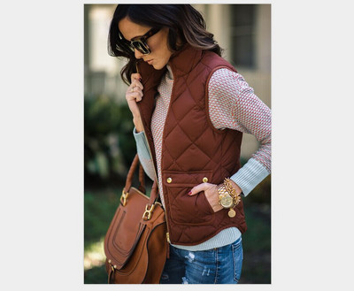 Sieviešu modes Slim Fleece 2020 jauns zīmols Sieviešu jaka bez piedurknēm ziemas veste Sieviešu plānā veste Sieviešu vēja necaurlaidīga silta veste