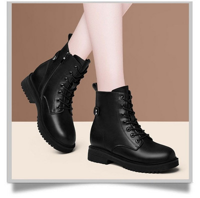 Ženske gležnjače Jesen Zima Ženske Chelsea čizme Ženske kratke čizme Ravne cipele Modne čizme s platformom Gothic Botas De Mujer