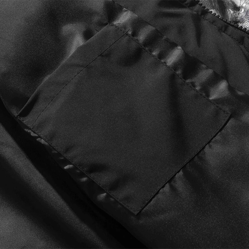 Zimska deblja topla podstavljena parka za muškarce Patchwork Vintage mural Print Down jakna Streetwear Harajuku oversize kaput Unisex Outwear