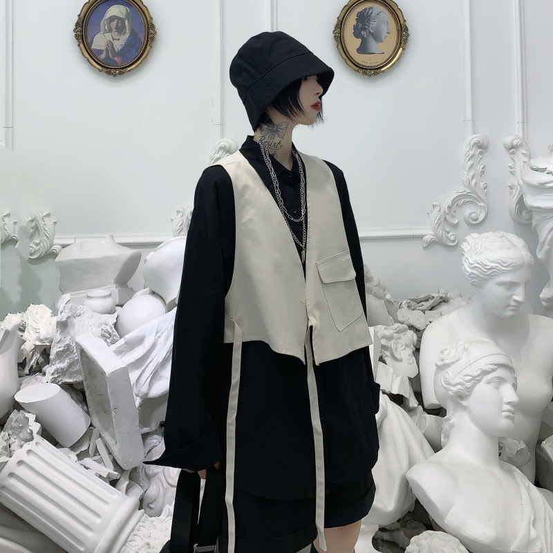 Vestes Sieviešu Seksīgas Sieviešu Apģērbs Vasaras Tīņi Vispārpiemērots Vienkāršs Šiks Ins Harajuku Korejiešu Stils Mājīgs Apgriezts Virsdrēbes Mode Ulzzang