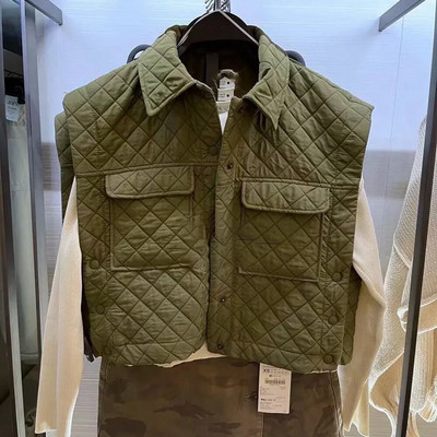 xikom 2021 Rudens Sieviešu Eleganta Gerrn Streetwear Īsa veste Sieviešu Vintage Slim V veida kakla vienrindas gadījuma veste elegants tops