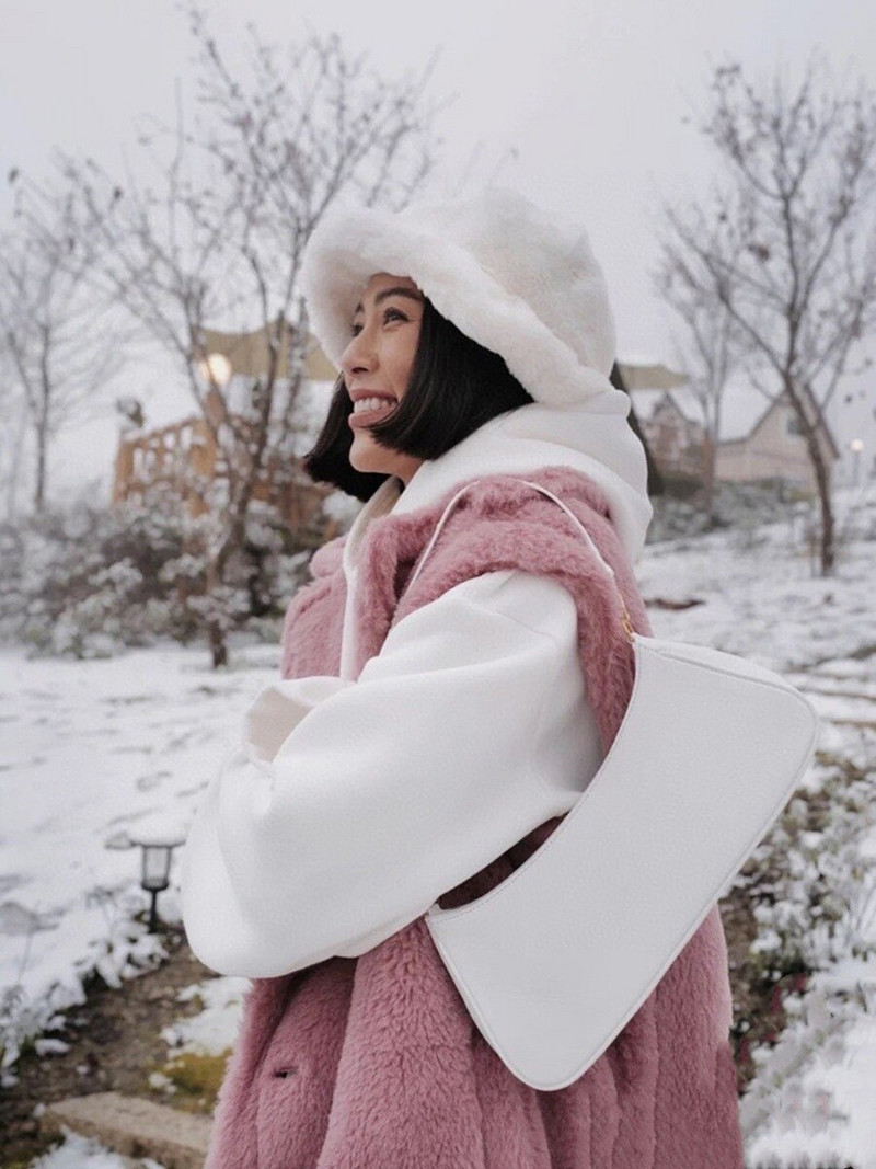 MONMOIRA Γυναικείο γιλέκο με χοντρή γούνα χειμωνιάτικο, καθημερινές τσέπες Teddy αμάνικα παλτό Γυναικεία streetwear XS-3XL cwj0233-5