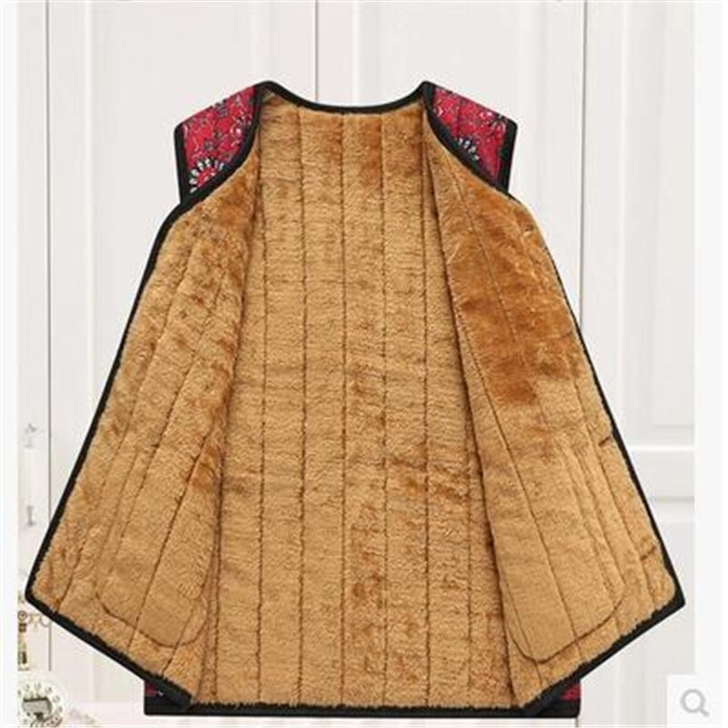 2022 ΝΕΟ Γιλέκο μεγάλου μεγέθους Γυναικείο χειμωνιάτικο γιλέκο Προσθήκη μαλλί Πύκνωση για να διατηρείται ζεστό Βαμβακερό γιλέκο γυναικεία ρούχα Εγγύηση ποιότητας BN2955