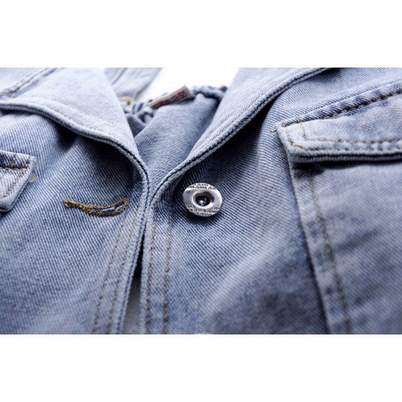 Vasaras mazgāšana gaiši zila džinsa veste sieviešu veste liela kabata bez piedurknēm jaka ikdienišķa plāna īsa džinsa veste sievietēm