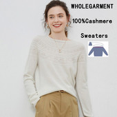 ΟΛΟΚΛΗΡΩΜΕΝΟ 3D ΠΛΕΚΤΟ Πουλόβερ Κασμίρ Πουλόβερ O λαιμό Vintage jumper Φθινοπωρινά χειμωνιάτικα ρούχα Γυναικεία μακρυμάνικο τοπ