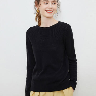 ΟΛΟΚΛΗΡΩΜΕΝΟ 3D ΠΛΕΚΤΟ Πουλόβερ Κασμίρ Πουλόβερ O λαιμό Vintage jumper Φθινοπωρινά χειμωνιάτικα ρούχα Γυναικεία μακρυμάνικο τοπ