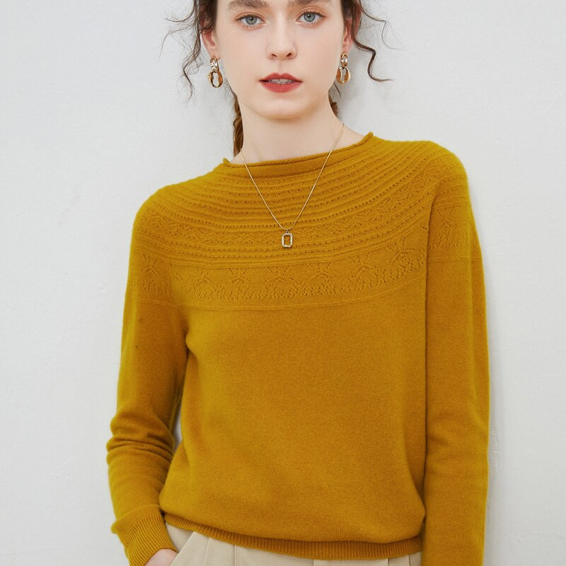 ΟΛΟΚΛΗΡΩΜΕΝΟ 3D ΠΛΕΚΤΟ Πουλόβερ Κασμίρ Πουλόβερ O λαιμό Vintage jumper Φθινοπωρινά χειμωνιάτικα ρούχα Γυναικεία μακρυμάνικο τοπ