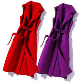 Γυναικείο μάλλινο γιλέκο μεσαίου μήκους 2022 Κορεατικό φθινόπωρο χειμερινό μάλλινο γιλέκο Γιλέκο Γυναικείο vintage τοπ αμάνικο παλτό