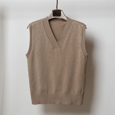 2021. gada jauns rudens ziemas modes sieviešu trikotāžas džemperis bez piedurknēm.