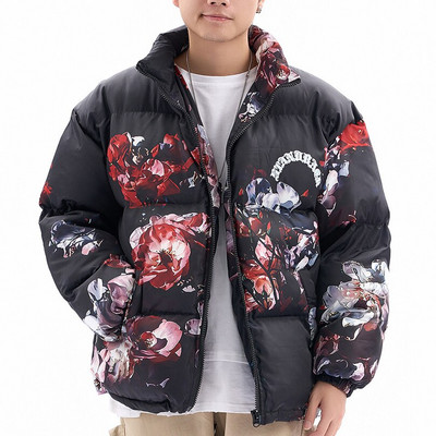 Muška zimska parka jakna Muški kaput s uličnim printom Muška ulična odjeća Modne jesenske debele tople jakne Ženski kaputi Muška odjeća