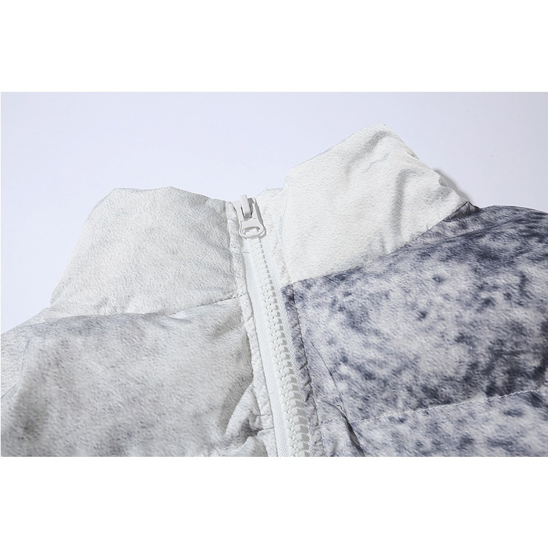 Férfi téli parkkabát Férfi High Street Print Kabát Férfi Utcai Ruha Divat Őszi Vastag Meleg dzsekik Női Kabátok Férfi Ruhák