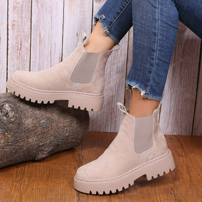 Nauji Moteriški sniego batai Madingi vienspalviai Patogūs Platforminiai Batai Slip Batai Lauke Neperšlampami Batai Botas Femininas