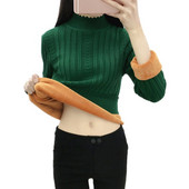 Χειμερινό πουλόβερ Γυναικείο πουλόβερ Jumper Sueter Casual Thicken Πουλόβερ Γυναικεία Ρούχα Ropa Harajuku Blusas Ζεστό γυναικείο πλεκτό τοπ