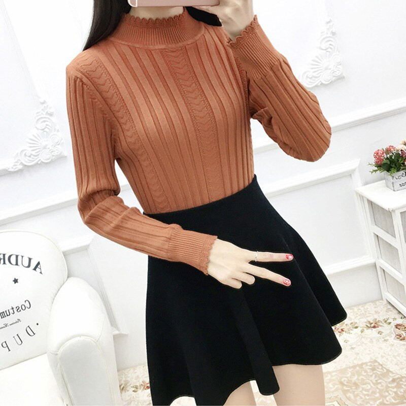 Χειμερινό πουλόβερ Γυναικείο πουλόβερ Jumper Sueter Casual Thicken Πουλόβερ Γυναικεία Ρούχα Ropa Harajuku Blusas Ζεστό γυναικείο πλεκτό τοπ