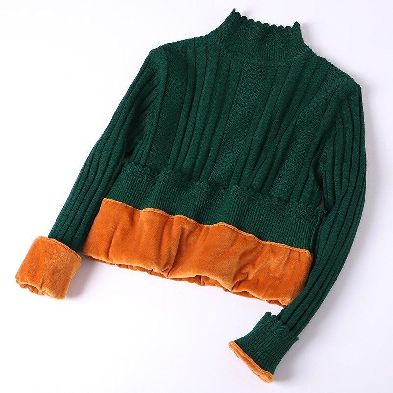 Χειμερινό πουλόβερ Γυναικείο πουλόβερ Jumper Sueter Casual Thicken Πουλόβερ Γυναικεία Ρούχα Ropa Harajuku Blusas Ζεστό γυναικείο πλεκτό τοπ