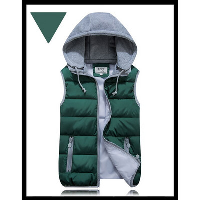 2021. ženski jesenski zimski prsluk ružičasto crna topla pamučna vatirana ležerna kratka jakna s kapuljačom i patentnim zatvaračem