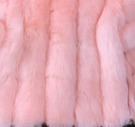 8-10 βήματα Μακρύτερο Χνουδωτό Γούνινο Παλτό Χειμώνας Γυναικείο Πολυτελές Faux Fox Fur Parkas Γούνινο λεπτό ψεύτικο γούνινο γιλέκο μόδας Εξωτερικά ρούχα από γούνα