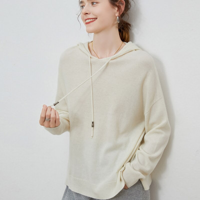 PILSĒTA APĢĒRBS 3D ADĪJUMS BEZŠŪVĒS Kašmira džemperi Puloveri Apkaklīti Vintage džemperis rudens ziemas ziemas kapuci sieviešu tops ar garām piedurknēm