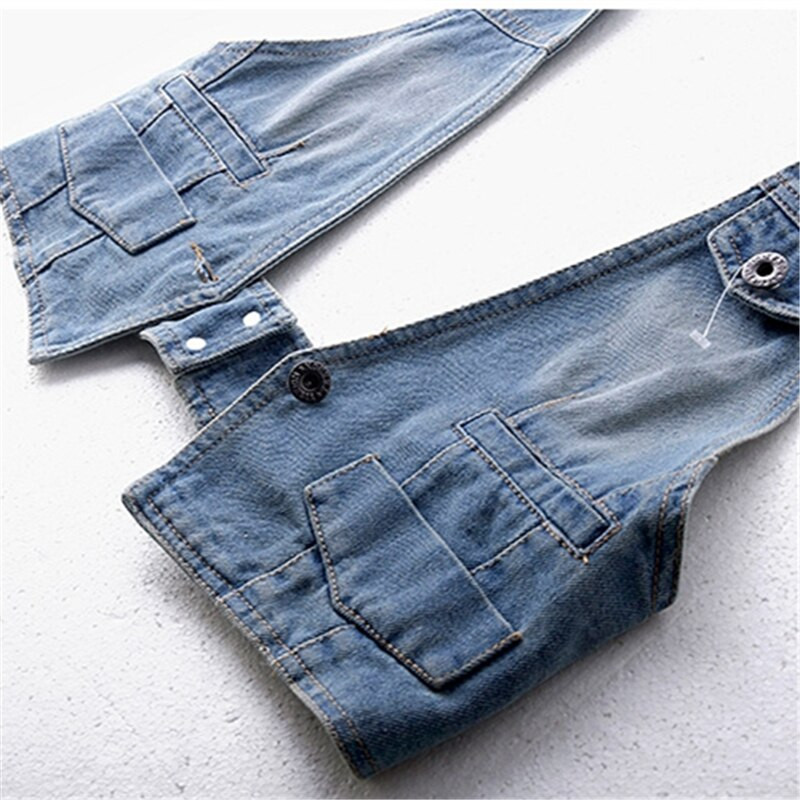 Vintage džinsu veste sievietēm ar kapuci īsa pavasara vasara jauna korejiešu sieviešu slaida bezpiedurkņu jaka veste sieviešu džinsi veste H390